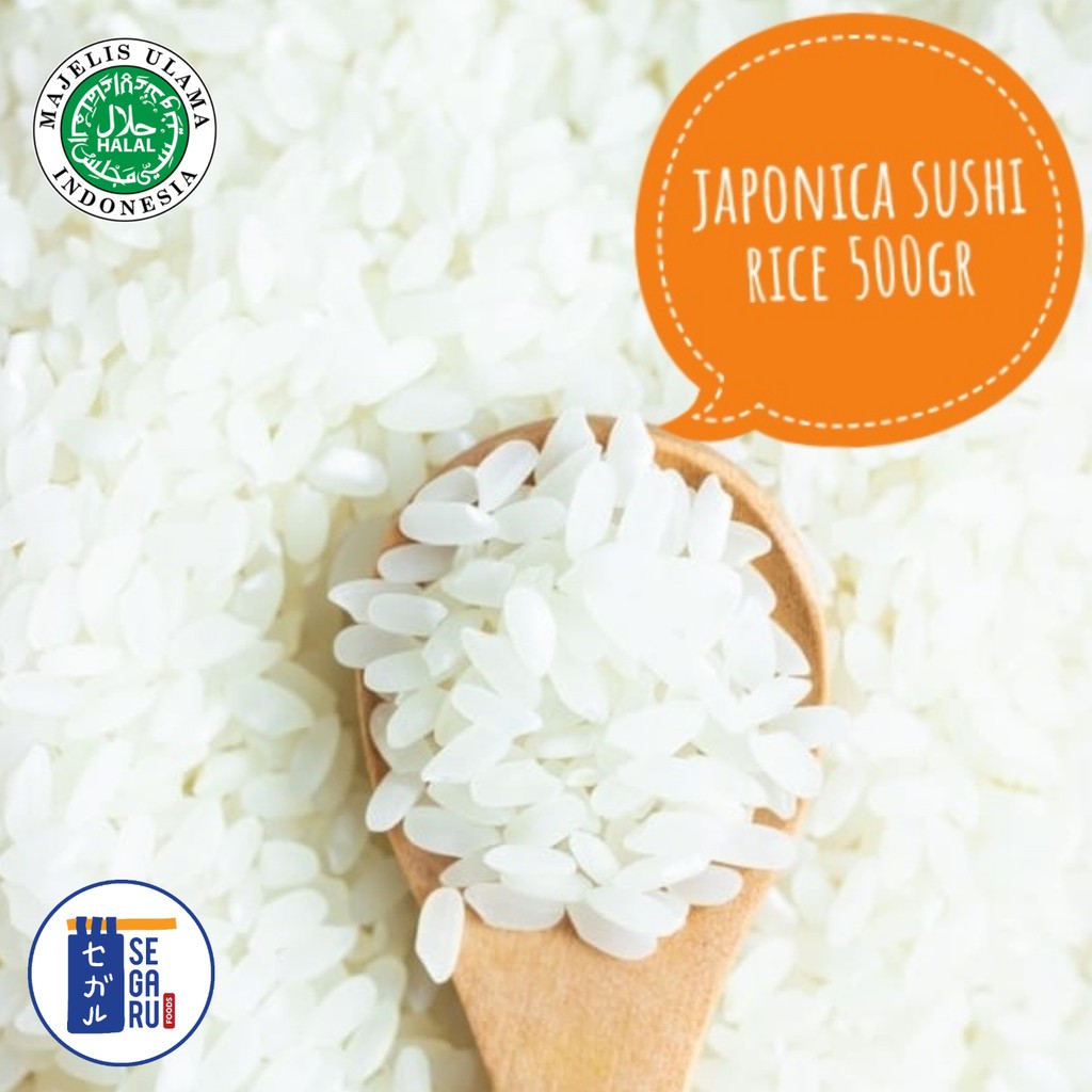 Beras Jepang Sushi Premium | Japonica Sushi Rice Halal 500 gram