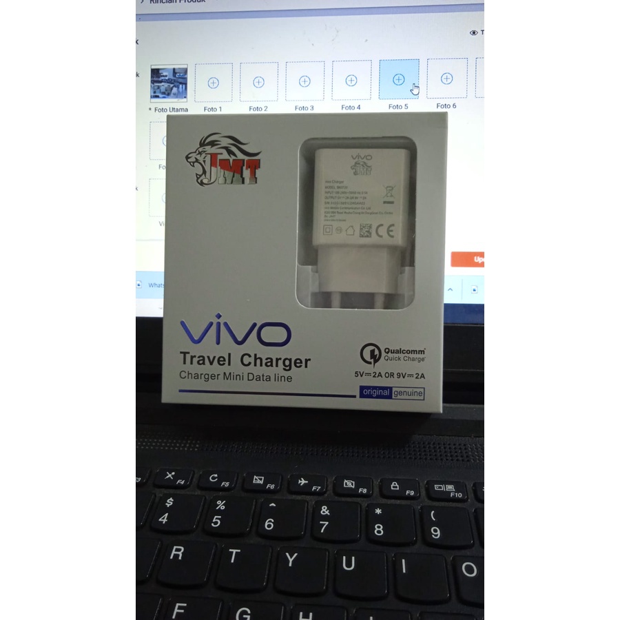 Charger VIVO Original 100% Fast Charging 9v - 2A/Charger VIVO V11 V9 V7 USB