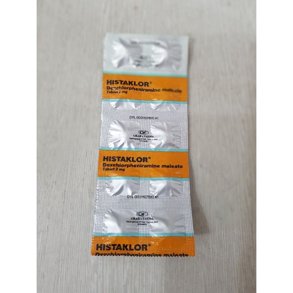 Histaklor/ Obat Alergi/ Obat Gatal-gatal