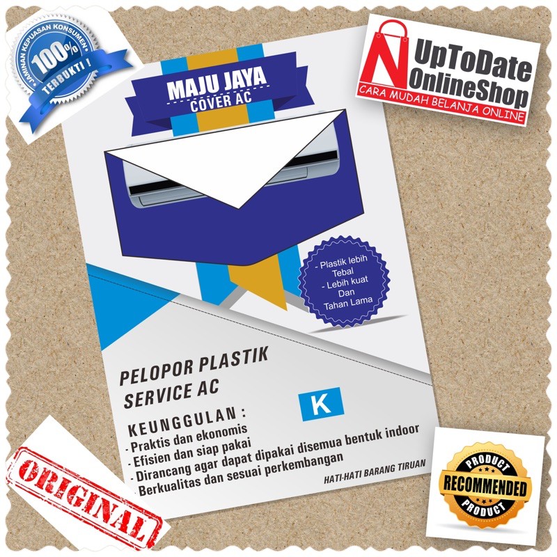 PLASTIK CUCI AC / COVER AC 1/2 PK - 1 PK