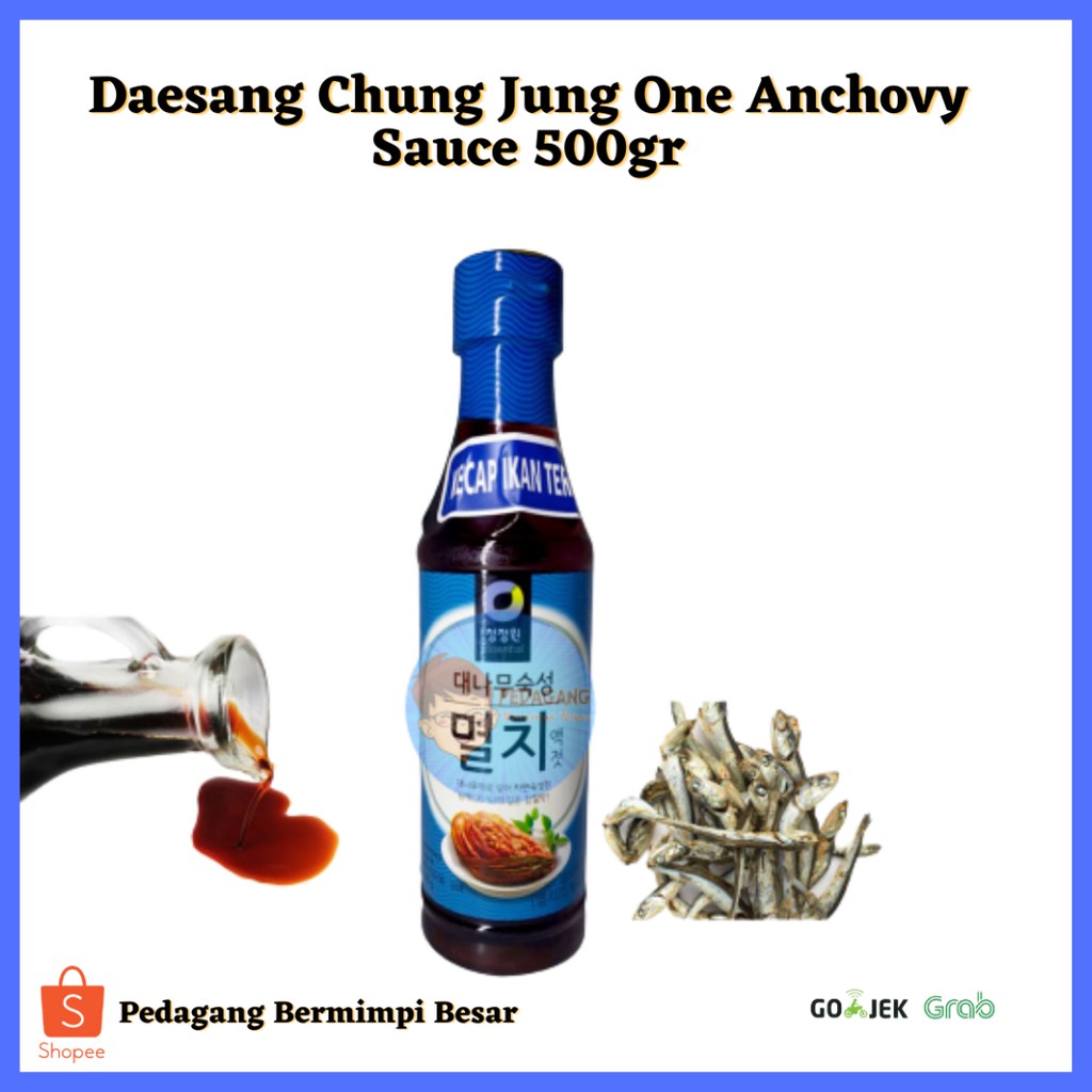 

Daesang Chung Jung One Anchovy Sauce 500gr | Kecap Ikan Teri Korea