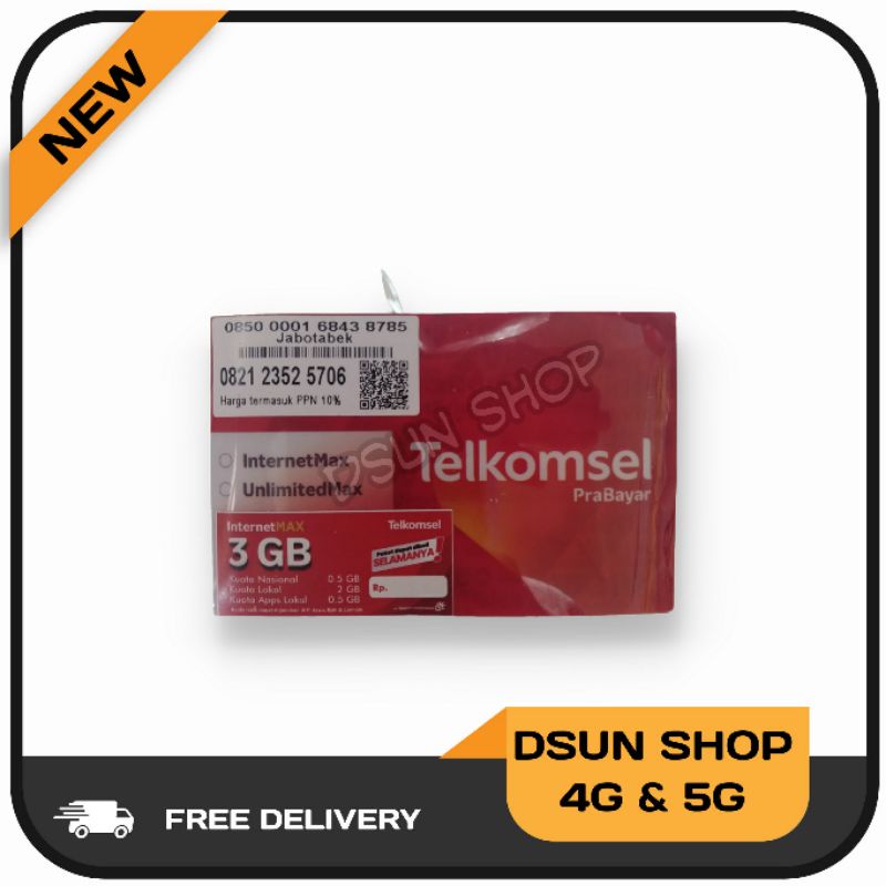 kartu perdana telkomsel data 3gb unlimited sein