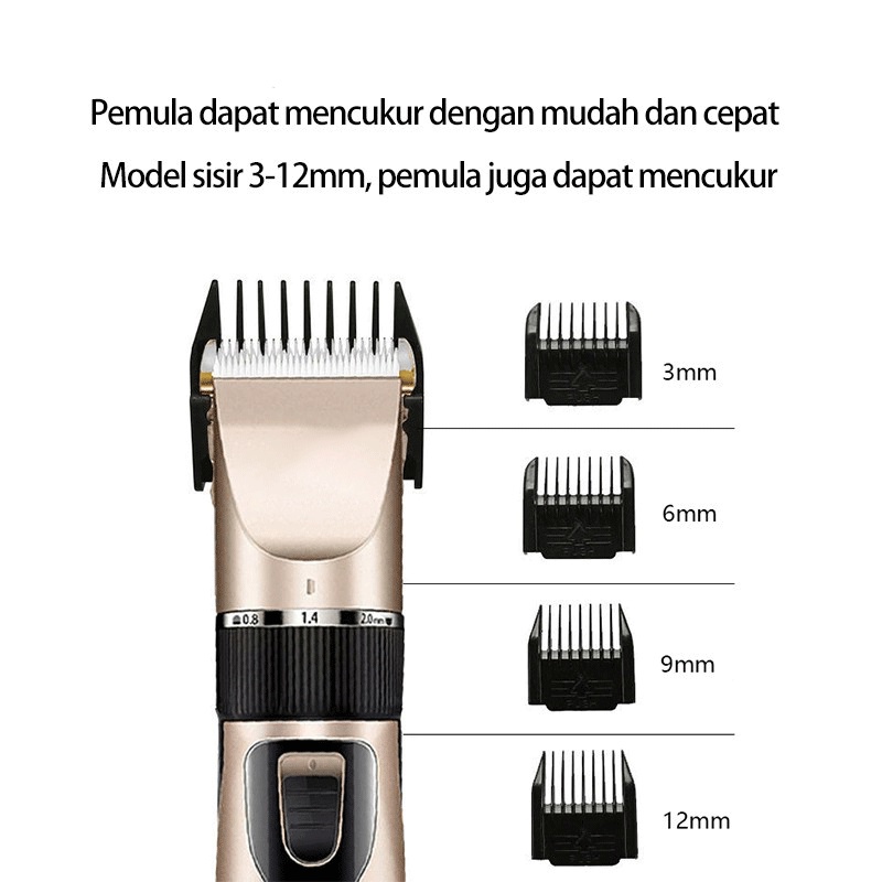 7 In 1 Alat Cukur Rambut Elektrik / Hair Clipper Cukur Jenggot Kumis Seven In One