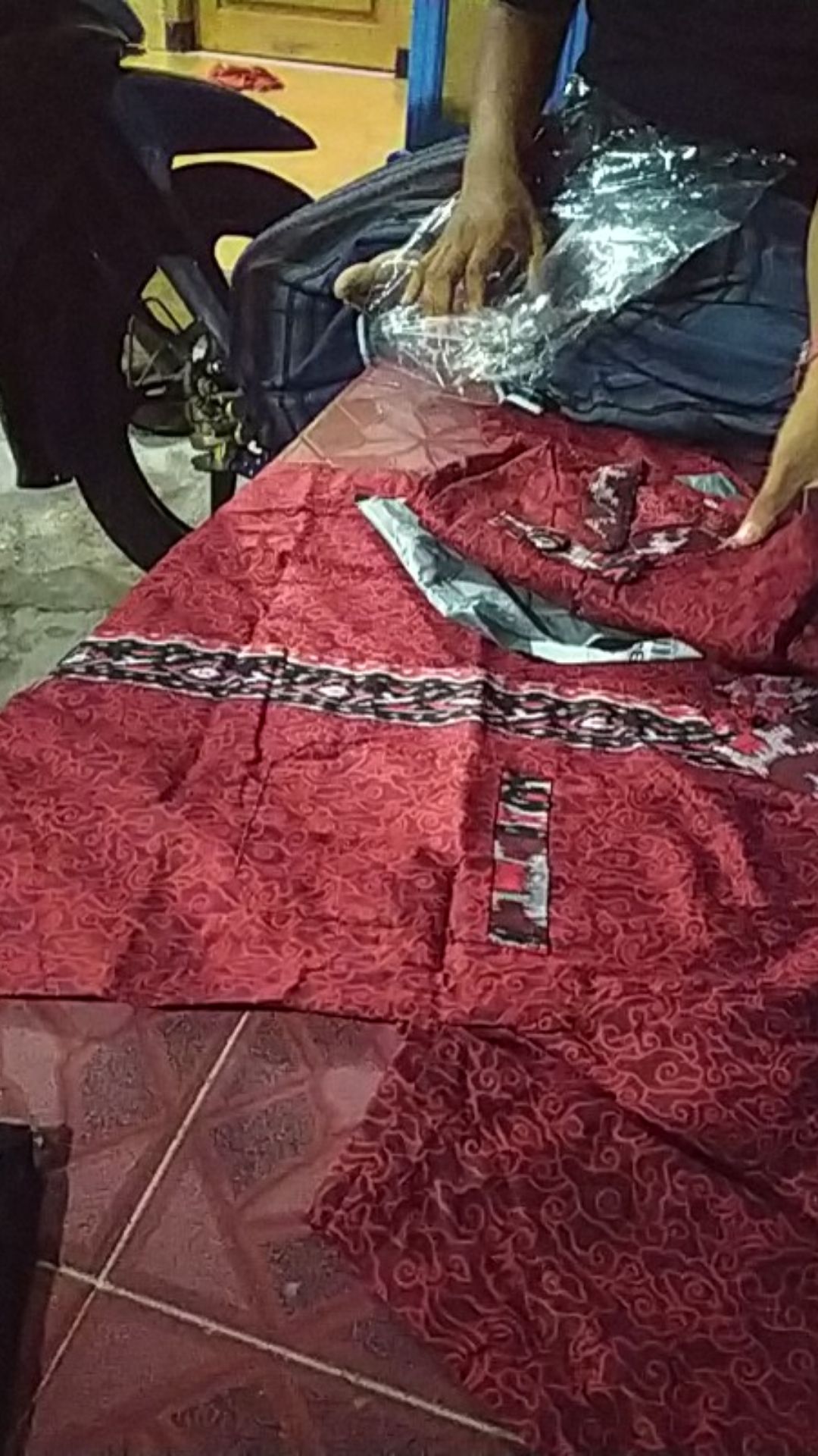 Asifa Batik Hrb026 Kenongo Kemeja Tosca Pendek Pekalongan Padi M L Xl Sogan Tulis Halus Kemeja Batik