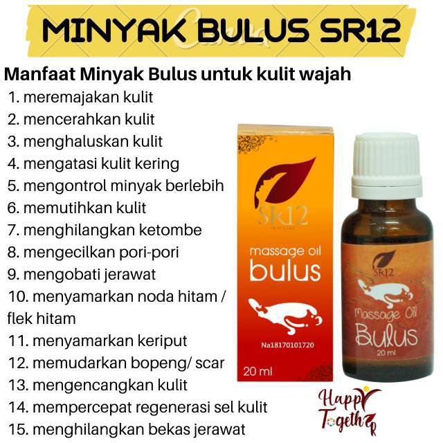 Minyak Bulus Sr12 Pengencang Pd Mrp Obat Gatal Panu Borok Penghilang Bekas Luka Stretchmark Shopee Indonesia