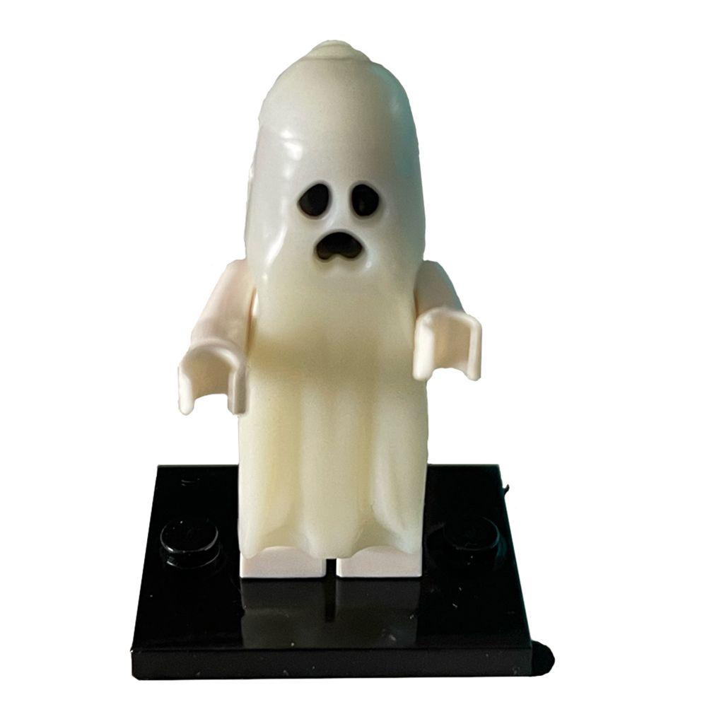 Mxbeauty Smiling &amp; Crying Ghost Model 1PC Mainan Anak Anak Single Horror Batu Bata Kecil Mainan Action Figure