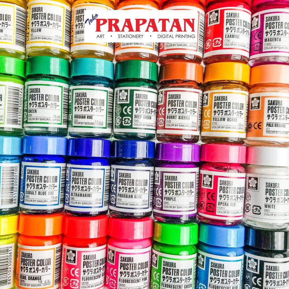 

[PROMO QCC43] Sakura Poster Color 15ml / Cat Poster Sakura 15ml Harga Obral