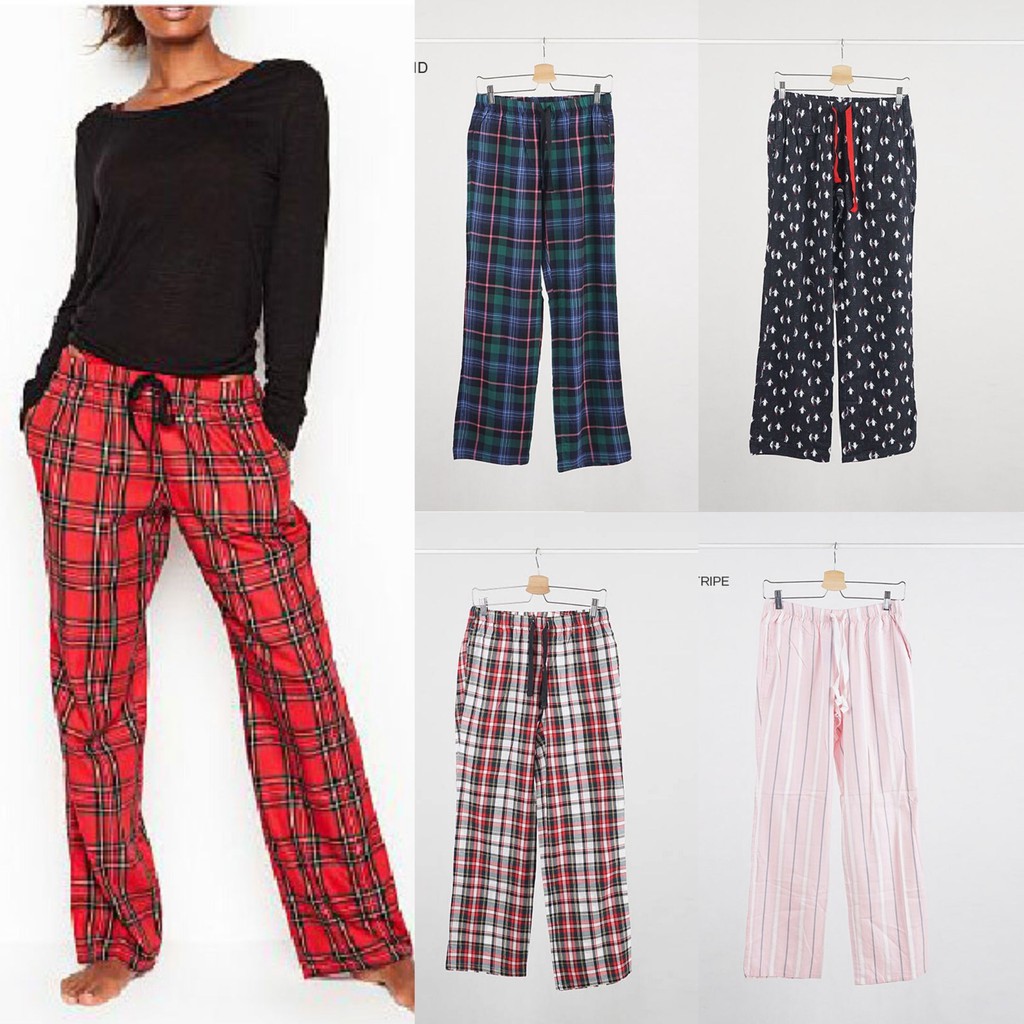 Victoria Secret Pajamas Pants - Celana Piyama | Shopee Indonesia