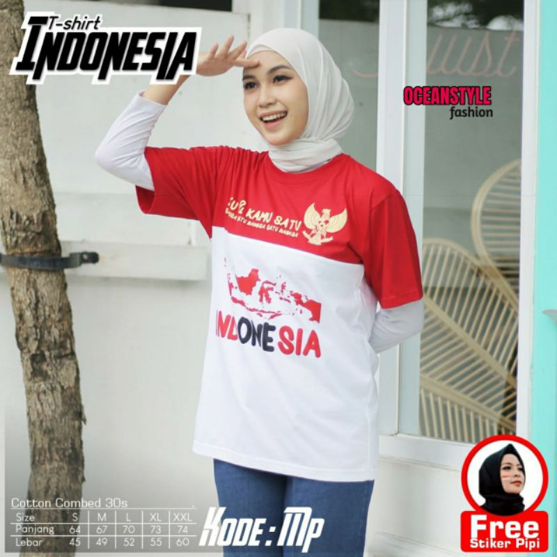 (NEW)ATASAN KAOS COWOK CEWEK RAHAYU DIRGAHAYU MERDEKA KEMERDEKAAN  BY OCEAN STYLE/'KAOS KEMEJA/'T SHIRT URGAN BY DAYOMI