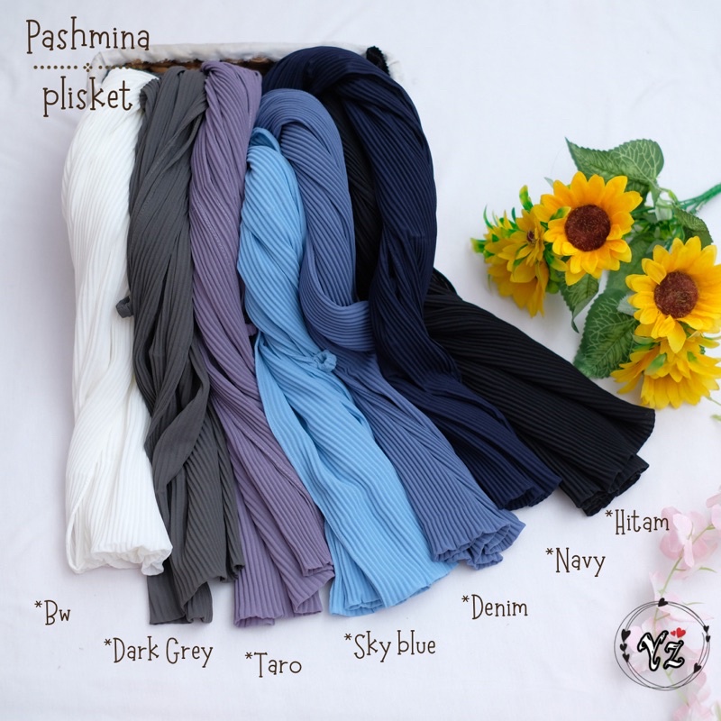 pashmina PLISKET INSTAN anak size S 0-3tahun