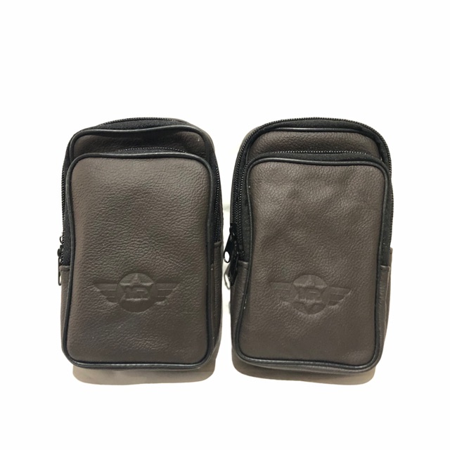 DOMPET HP KULIT DOUBLE CASE HP KULIT TEMPAT HP KULIT DOMPET HP PINGGANG