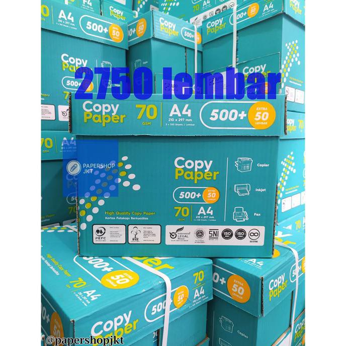

Khusus Gosend!! Copy Paper A4 70Gram / Paper Print / Kertas Fotokopi Anijejestore