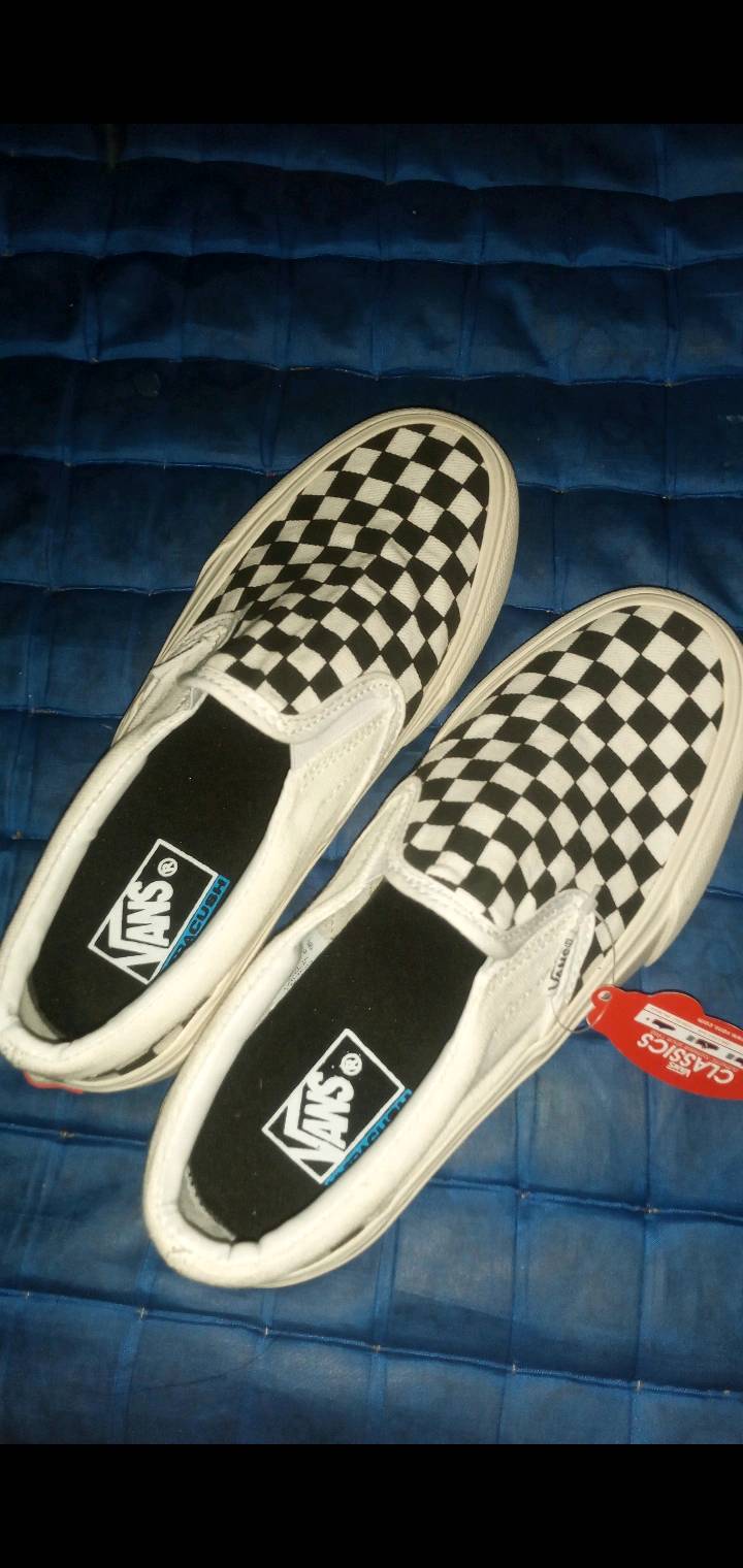 chequered vans size 5