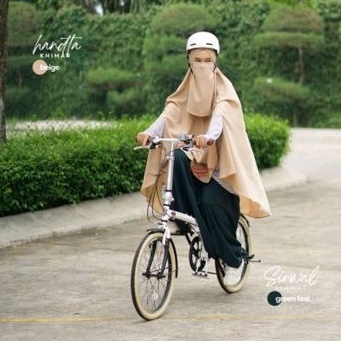 [KHUMAIRA SYAR'I] BERGO HANDTA KHIMAR JILBAB MUSLIMAH FREE CADAR TALI