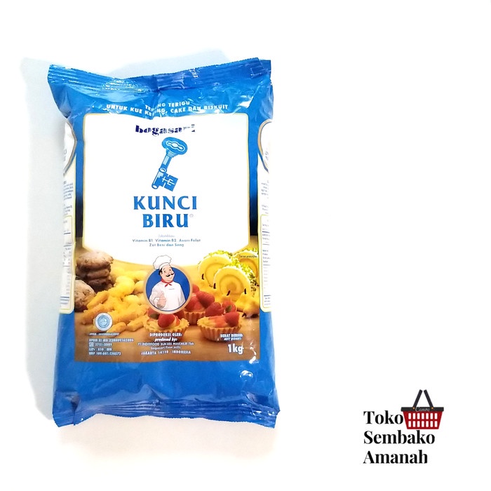 

hbt204tt Tepung Kunci Biru Bogasari Da01D100