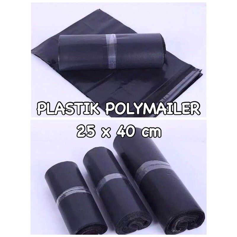 

(50pcs) PLASTIK PACKING ONLINE+LEM/ PLASTIK POLYMAILER 25x40cm