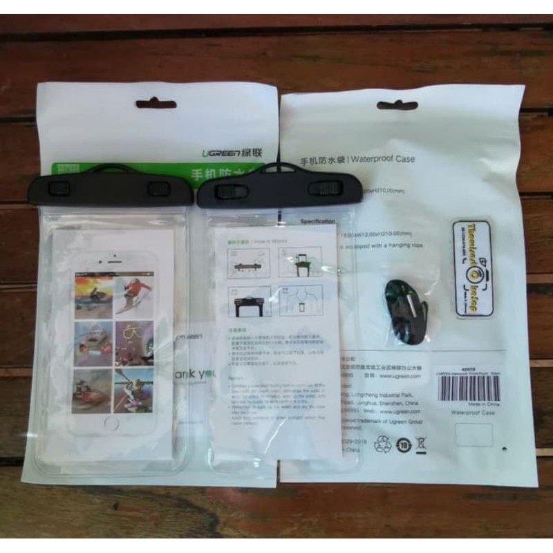 UGREEN 60959 waterproofcase Crystal Dry Bag Waterproof Smartphone Pouch case