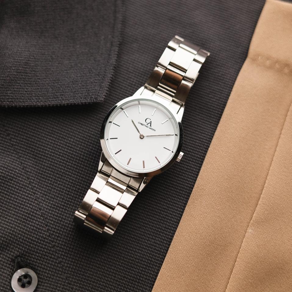 piul Jam Tangan Christyan Arden Grand CA Magnificent Icon Silver White Dial ₥ 80