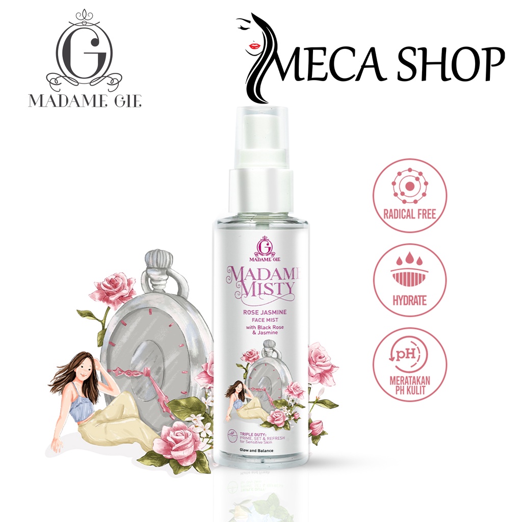 Madame Gie Madame Misty - MakeUp Face Mist Setting Spr