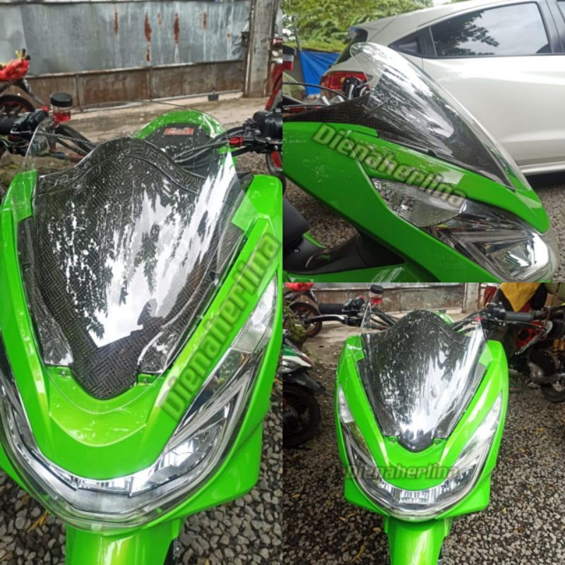 WINDSHIELD PCX CBU LED THAILAND VISOR PCX CBU LED  THAILAND