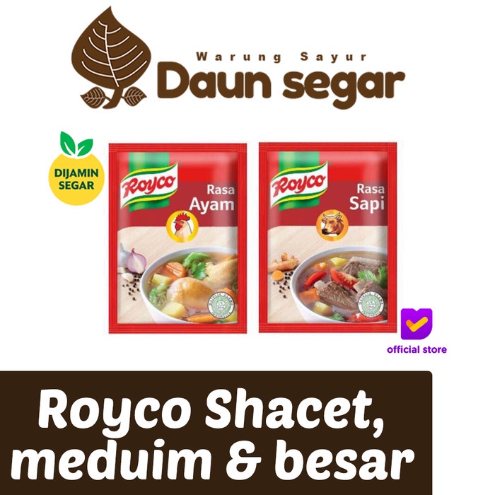 Jual Royco Ayam Royco Sapi Royco Ayam 230gram 1kg Shacet 100gram ...