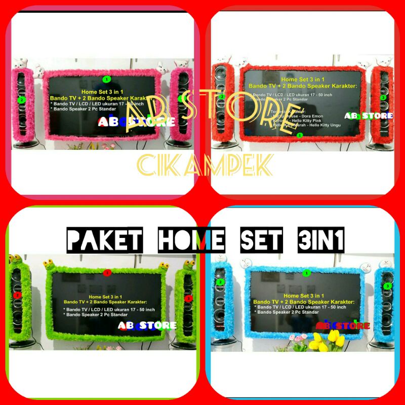 BANDO TV 32-52INCH DAN BANDO SPEKER DALAM