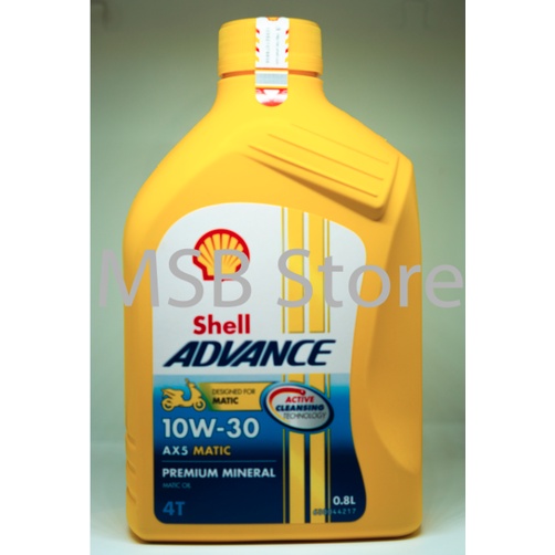 Oli Motor Matik Terbaik Shell Advance AX5 Scooter 10W-30 Special Edition