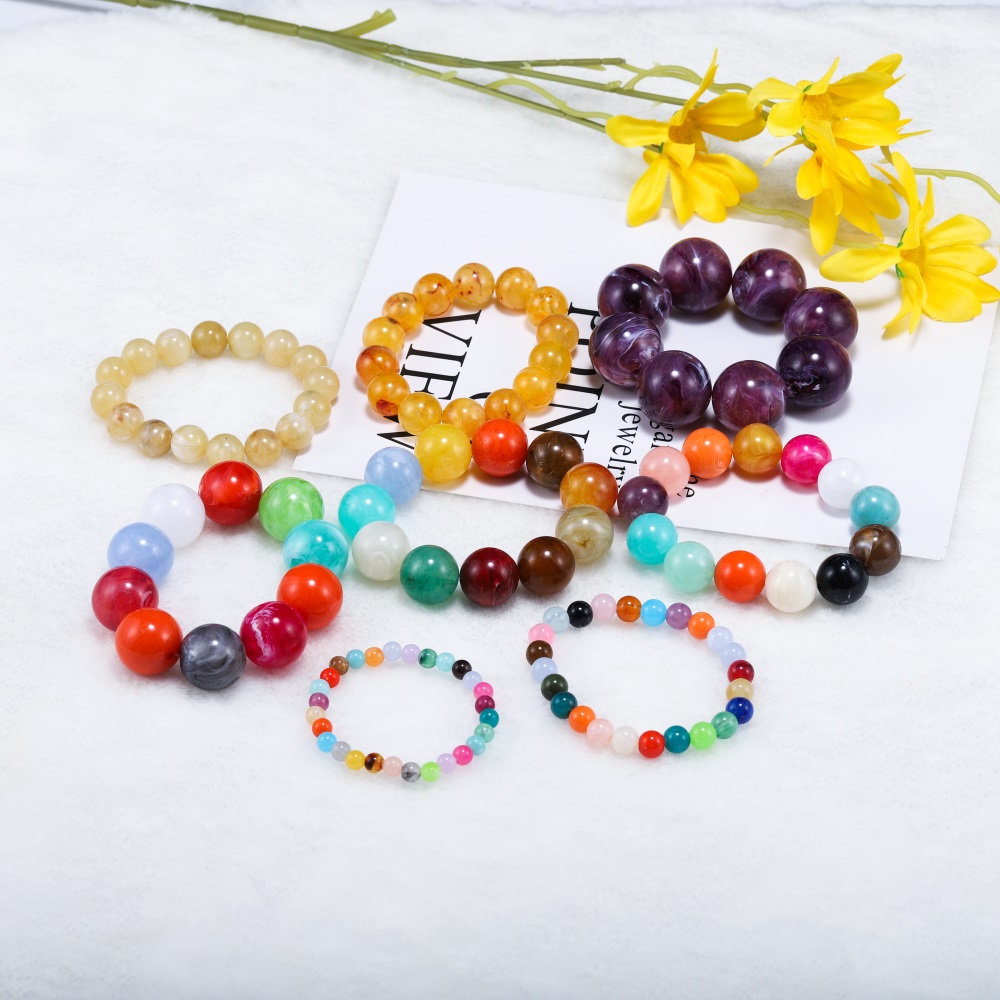 200pcs/pack Acrylic material imitation natural stone beads for DIY bracelet necklace fashion accessories jewellery