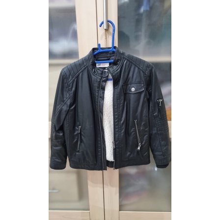 preloved jacket kulit hnm