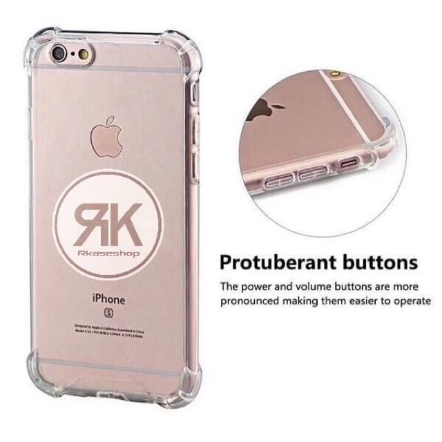 anti crack antishock iphone 6 6s case casing cover anticrack