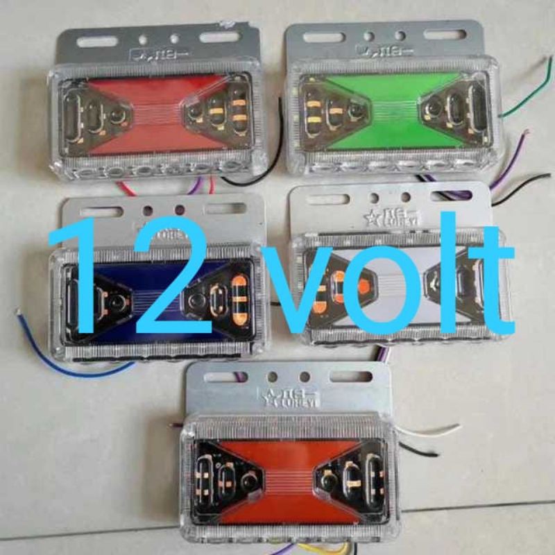 lampu bak samping 12 volt