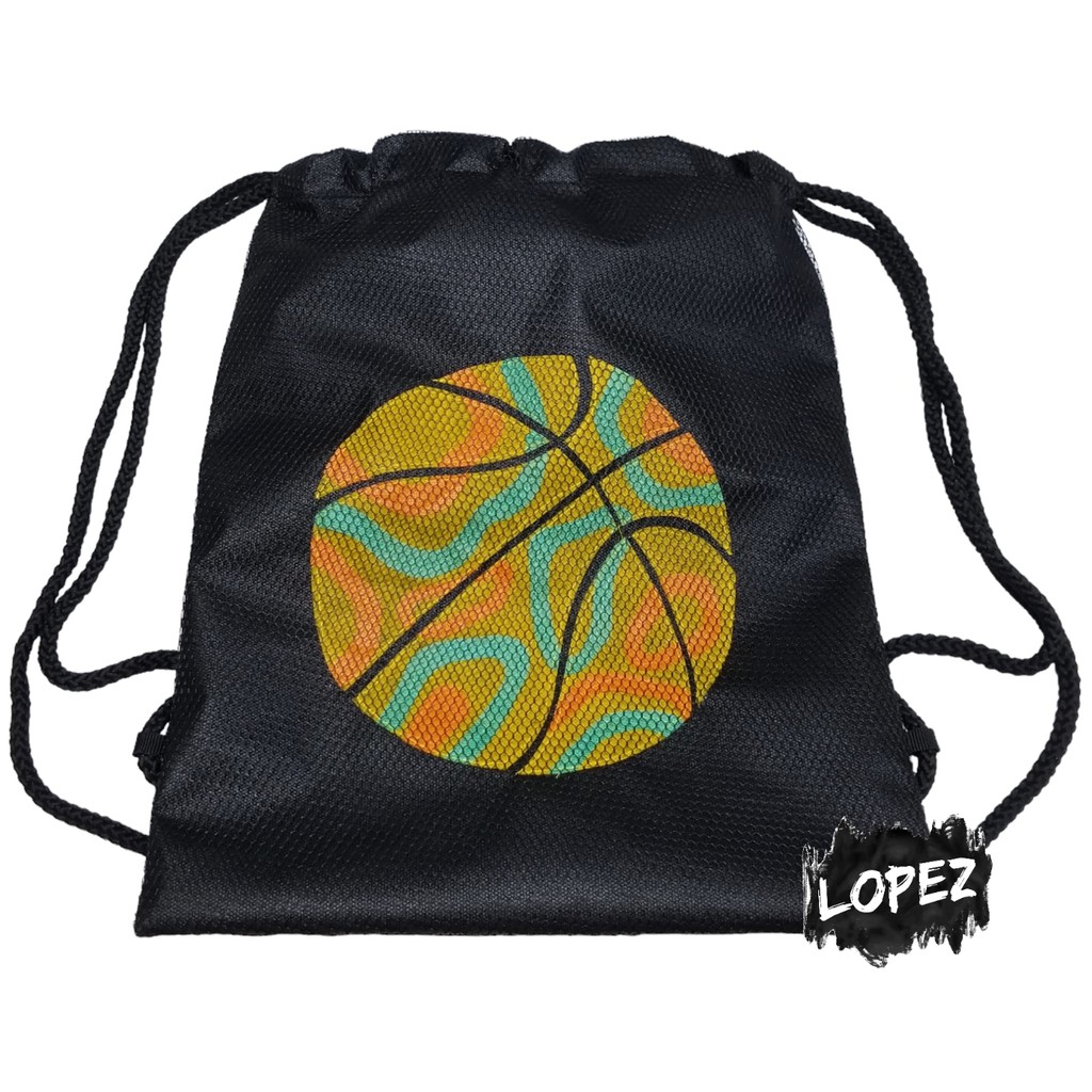 Tas Jaring Basketball / Tas Ransel Basket Ball / String Bag Bola Basket NBA Sports Lopez