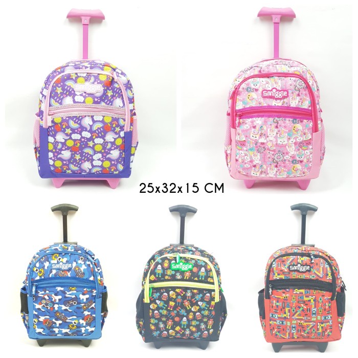 ANAK-KOPER-TAS- TAS TROLI TROLLEY ANAK SEKOLAH TK PG MODEL SMIGGLE PREMIUM -TAS-KOPER-ANAK.