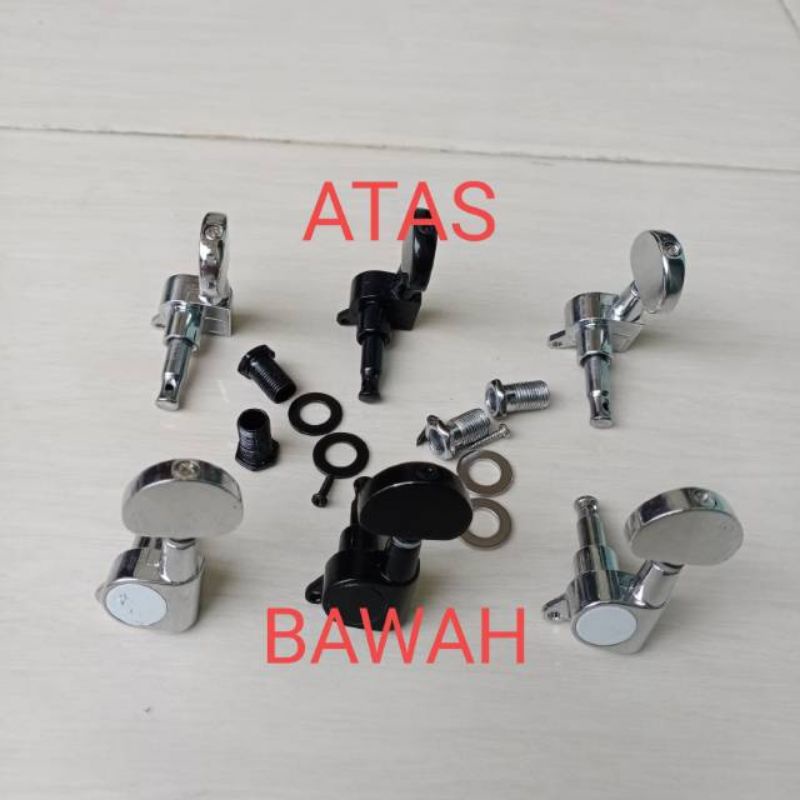 Dryer gitar satuan ecer/ puteran gitar/tuning peg machines