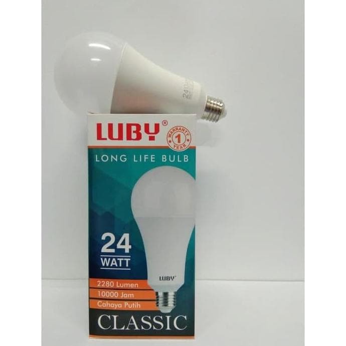 Lampu LED Luby Classic 24 Watt Cahaya Putih Original