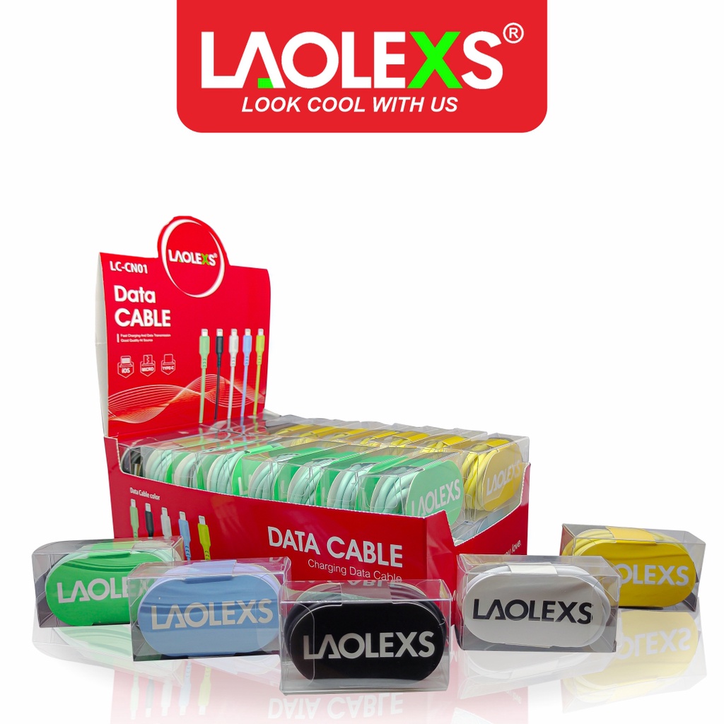 Kabel Data LC CN01 MICRO / Fast Charging 2.4A - Strong Kabel / Rubber LAOLEXS (Garansi Resmi 12 Bulan)