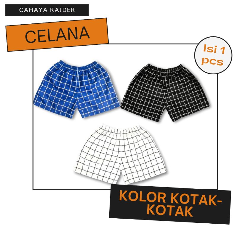 celana kolor boxer distro pria dan wanita