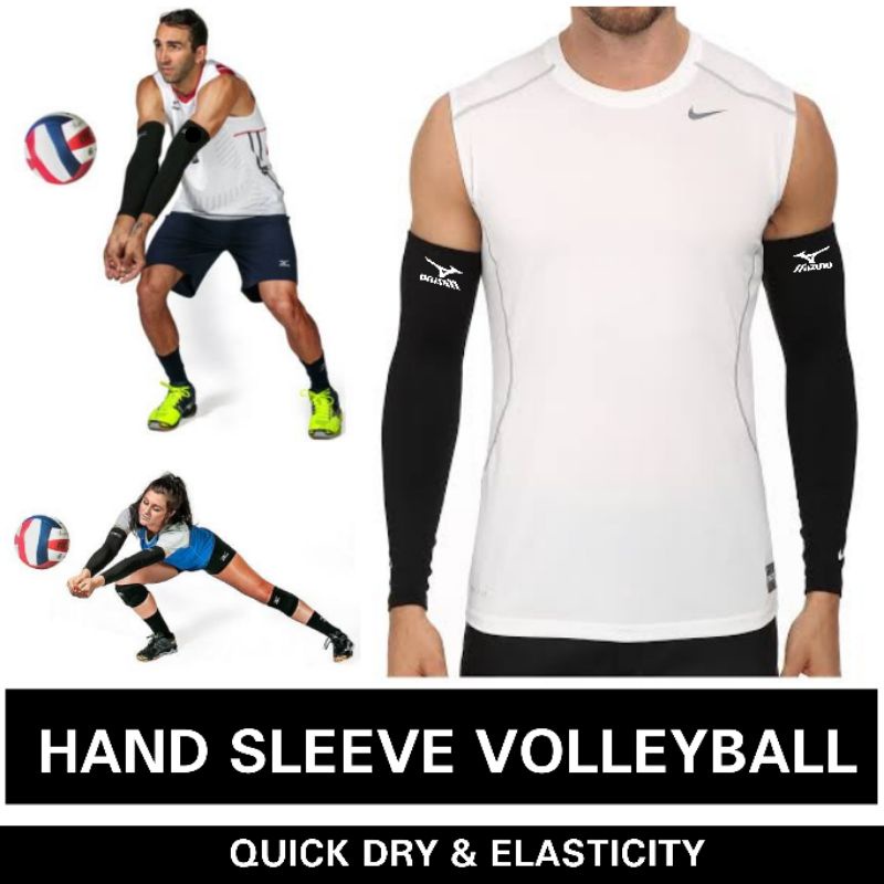 ⭐⭐⭐⭐⭐Manset tangan voli isi sepasang hand Sleeve arm sleve voly Dekker lengan volly - Jember sport