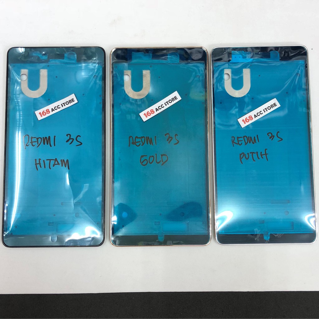 TULANG TENGAH / FRAME LCD / TATAKAN LCD / BEZEL XIAOMI REDMI 3S ORI