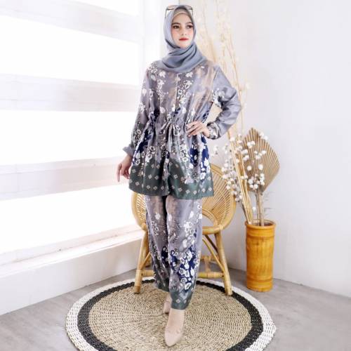 BAJU MUSLIM SET [LUBNA SET] SETELAN WANITA BAJU WANITA KEKINIAN BUSANA MUSLIM WANITA VARIANT WARNA