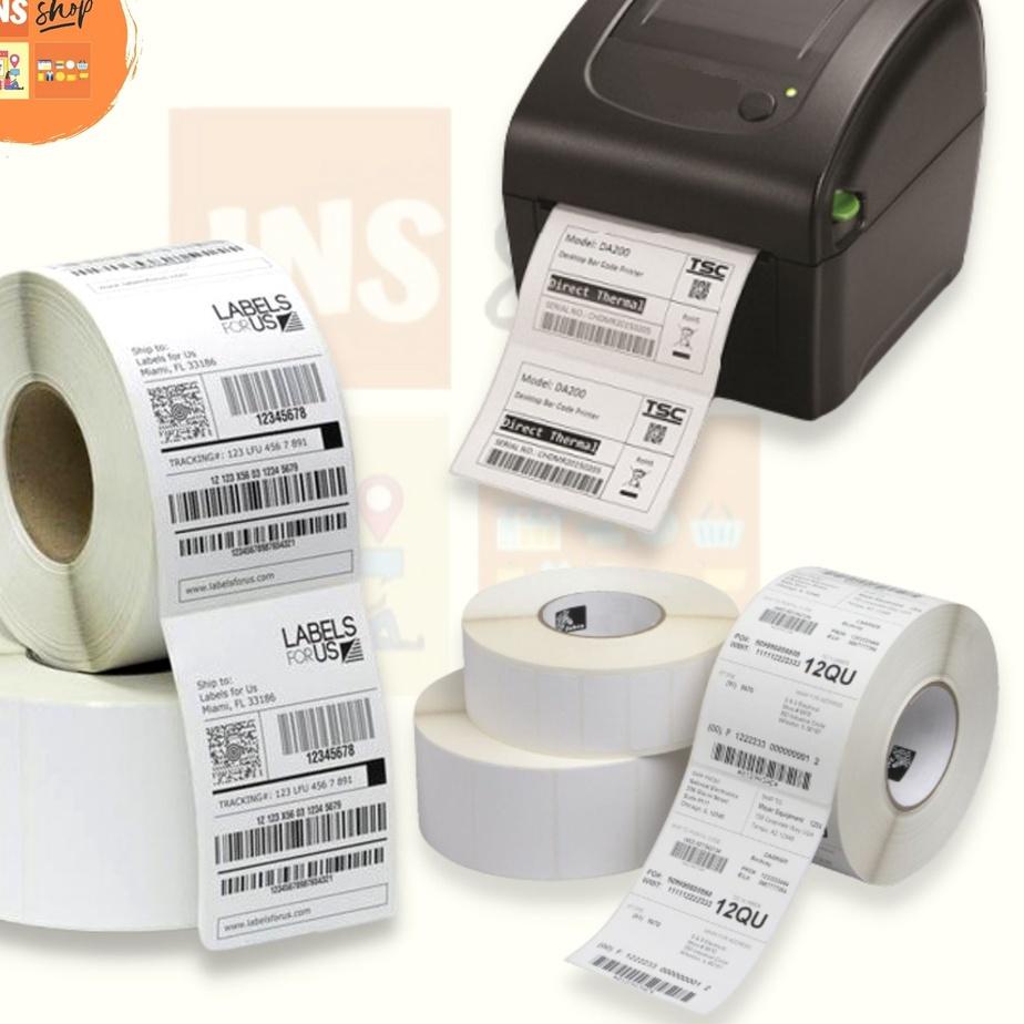

Hot - THERMAL LABEL 100x150 Isi 250pc LEBIH TEBAL Thermal Paper Roll Sticker Printer Murah