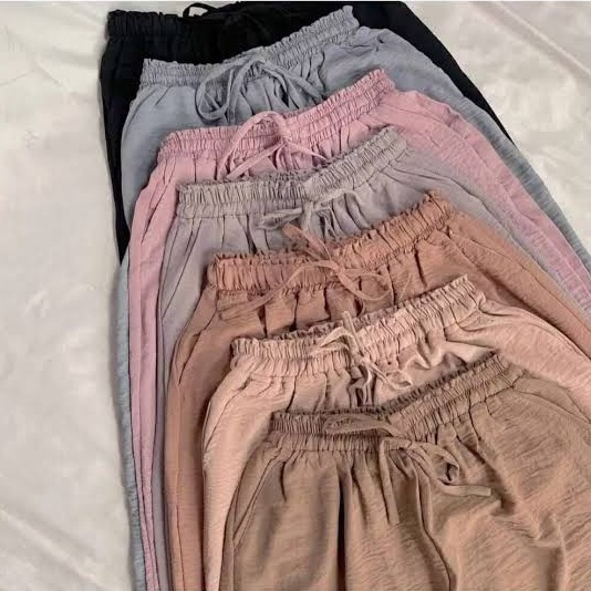 CELANA KULOT CRINKLE PREMIUM / KULOT AIRFLOW / RUBY KULOT CRINKLE /CELANA SANATAI/CELANA TERBARU-7