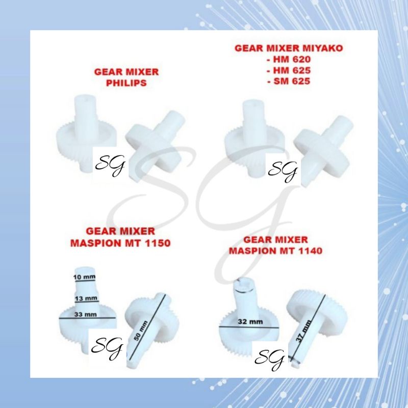 SET GIGI MIXER GEAR MIXER RODA MIXER GERIGI MIXER MODEL LAMA HM 620 HM 625 SM 625 MT 1140