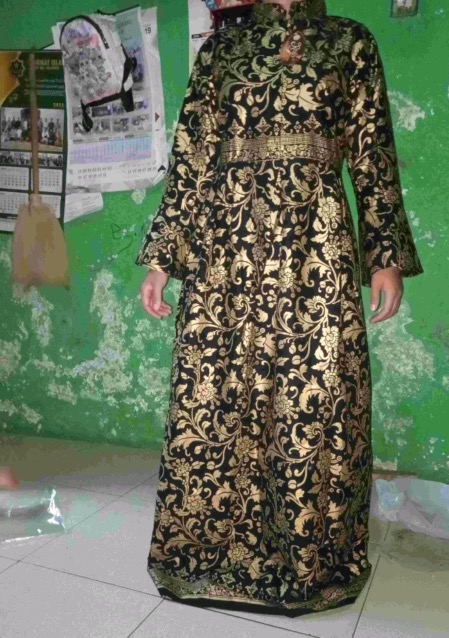 Batik Couple Keluarga Sania Ruffle Ori Ndoro Jowi Dnt Motif Bakung