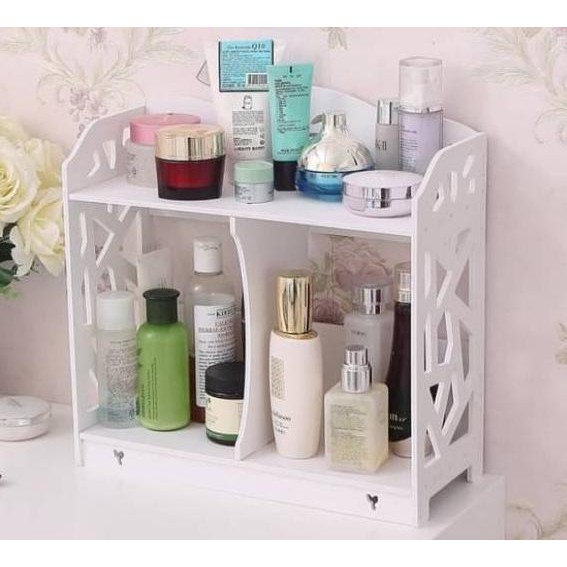 ღPaling DICARI Rak kosmetik, Tempat bedak, Rak Vintage, Rak Dinding, Rak Minimalis, Rak Multifungs