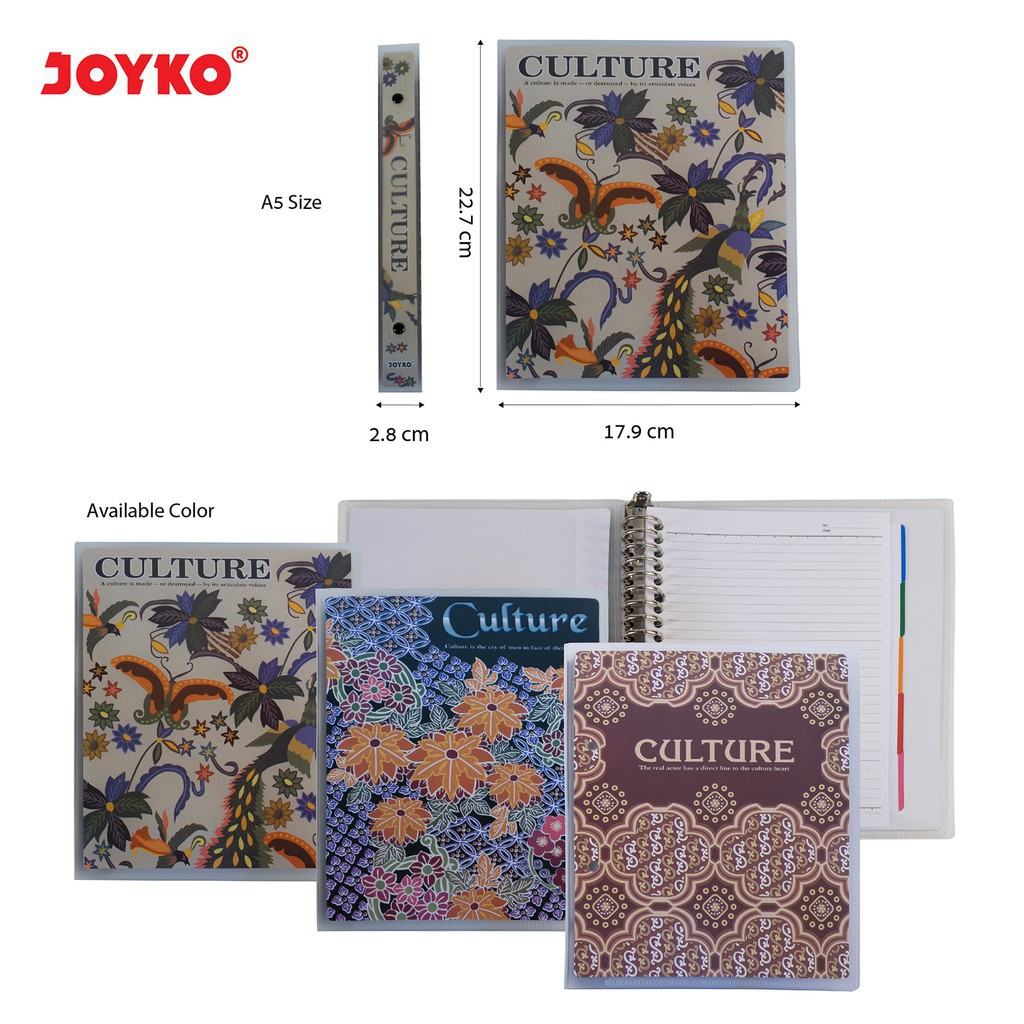 

Binder Note Joyko A5-TSCT-M492 / Culture 2