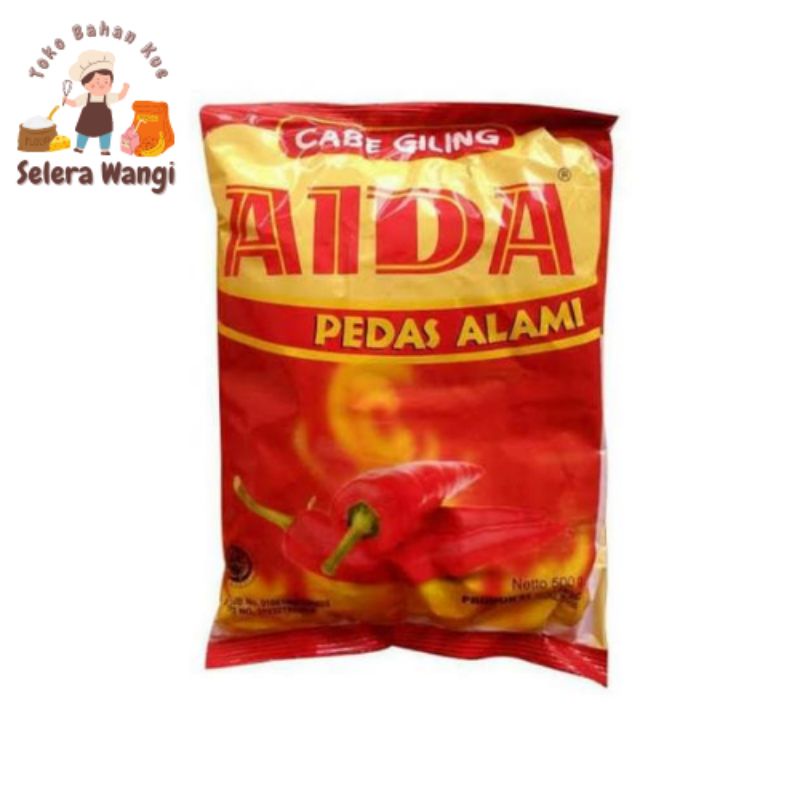 

AIDA BUBUK CABE GILING PEDAS ALAMI 500gr