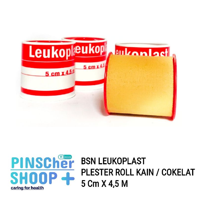 Leukoplast 5 Cm x 4,5 M (1624) Plester Roll Kain BSN