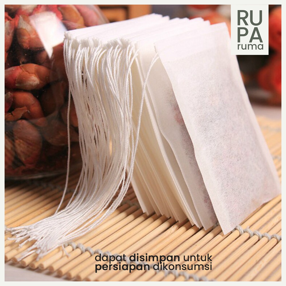 Kantong Teh Celup Kosong 100 PCS Food Grade Tea Bag