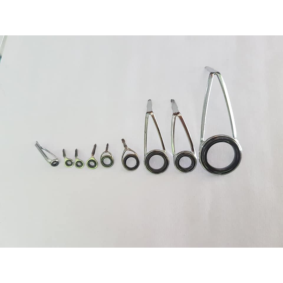 Guide Set UL 1 kaki isi 9 pcs / Ring Buat Custom Joran Spinning